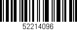 Código de barras (EAN, GTIN, SKU, ISBN): '52214096'
