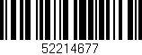 Código de barras (EAN, GTIN, SKU, ISBN): '52214677'