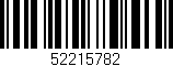 Código de barras (EAN, GTIN, SKU, ISBN): '52215782'