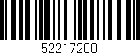 Código de barras (EAN, GTIN, SKU, ISBN): '52217200'