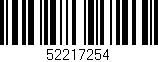 Código de barras (EAN, GTIN, SKU, ISBN): '52217254'
