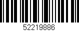 Código de barras (EAN, GTIN, SKU, ISBN): '52219886'