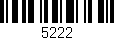 Código de barras (EAN, GTIN, SKU, ISBN): '5222'