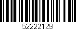 Código de barras (EAN, GTIN, SKU, ISBN): '52222129'