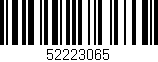 Código de barras (EAN, GTIN, SKU, ISBN): '52223065'