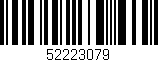 Código de barras (EAN, GTIN, SKU, ISBN): '52223079'