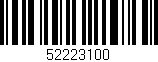 Código de barras (EAN, GTIN, SKU, ISBN): '52223100'