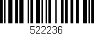 Código de barras (EAN, GTIN, SKU, ISBN): '522236'