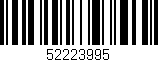 Código de barras (EAN, GTIN, SKU, ISBN): '52223995'
