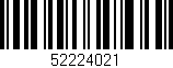 Código de barras (EAN, GTIN, SKU, ISBN): '52224021'
