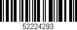 Código de barras (EAN, GTIN, SKU, ISBN): '52224293'