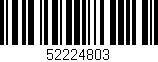 Código de barras (EAN, GTIN, SKU, ISBN): '52224803'