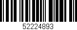Código de barras (EAN, GTIN, SKU, ISBN): '52224893'