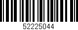Código de barras (EAN, GTIN, SKU, ISBN): '52225044'