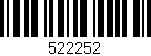 Código de barras (EAN, GTIN, SKU, ISBN): '522252'