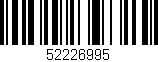 Código de barras (EAN, GTIN, SKU, ISBN): '52226995'