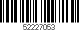 Código de barras (EAN, GTIN, SKU, ISBN): '52227053'