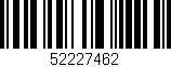 Código de barras (EAN, GTIN, SKU, ISBN): '52227462'