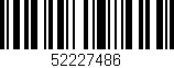 Código de barras (EAN, GTIN, SKU, ISBN): '52227486'