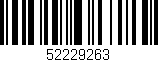 Código de barras (EAN, GTIN, SKU, ISBN): '52229263'