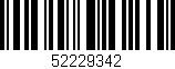 Código de barras (EAN, GTIN, SKU, ISBN): '52229342'