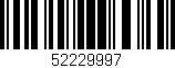 Código de barras (EAN, GTIN, SKU, ISBN): '52229997'