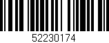 Código de barras (EAN, GTIN, SKU, ISBN): '52230174'