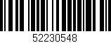 Código de barras (EAN, GTIN, SKU, ISBN): '52230548'
