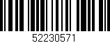 Código de barras (EAN, GTIN, SKU, ISBN): '52230571'