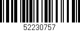 Código de barras (EAN, GTIN, SKU, ISBN): '52230757'