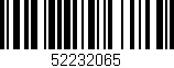 Código de barras (EAN, GTIN, SKU, ISBN): '52232065'