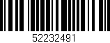Código de barras (EAN, GTIN, SKU, ISBN): '52232491'