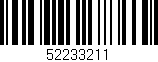 Código de barras (EAN, GTIN, SKU, ISBN): '52233211'