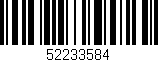 Código de barras (EAN, GTIN, SKU, ISBN): '52233584'