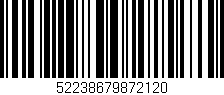 Código de barras (EAN, GTIN, SKU, ISBN): '52238679872120'