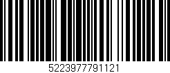 Código de barras (EAN, GTIN, SKU, ISBN): '5223977791121'