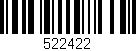 Código de barras (EAN, GTIN, SKU, ISBN): '522422'