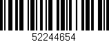 Código de barras (EAN, GTIN, SKU, ISBN): '52244654'