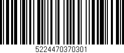 Código de barras (EAN, GTIN, SKU, ISBN): '5224470370301'