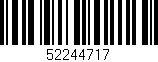 Código de barras (EAN, GTIN, SKU, ISBN): '52244717'