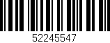 Código de barras (EAN, GTIN, SKU, ISBN): '52245547'