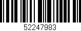 Código de barras (EAN, GTIN, SKU, ISBN): '52247983'