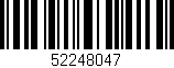 Código de barras (EAN, GTIN, SKU, ISBN): '52248047'