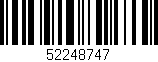 Código de barras (EAN, GTIN, SKU, ISBN): '52248747'