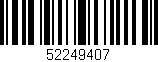 Código de barras (EAN, GTIN, SKU, ISBN): '52249407'