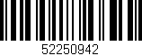 Código de barras (EAN, GTIN, SKU, ISBN): '52250942'