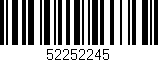 Código de barras (EAN, GTIN, SKU, ISBN): '52252245'