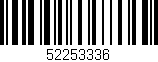 Código de barras (EAN, GTIN, SKU, ISBN): '52253336'