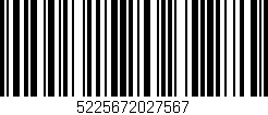 Código de barras (EAN, GTIN, SKU, ISBN): '5225672027567'