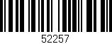 Código de barras (EAN, GTIN, SKU, ISBN): '52257'